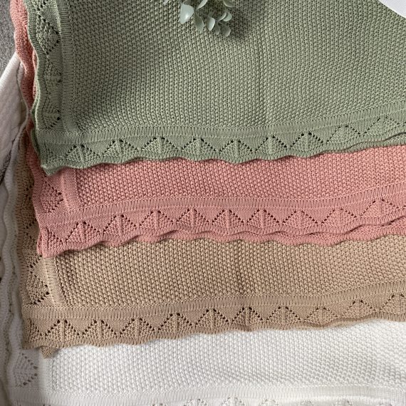 Luxury Personalised Knitted Blanket