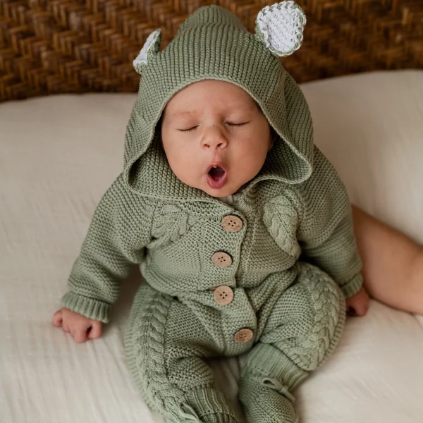 Knitted Pram Suit