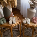 Knitted Booties - Organic Cotton