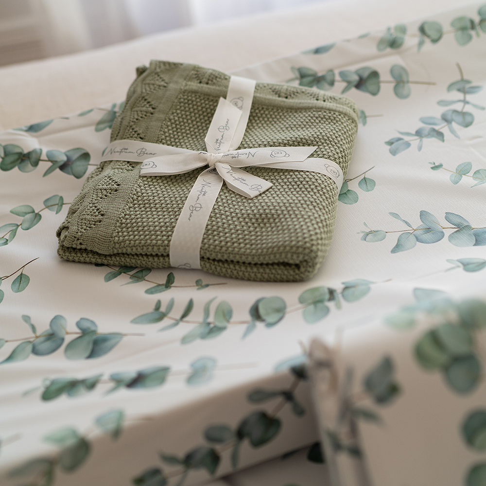 Changing, Travel & Wedge Mat Eucalyptus Neutrum Bear