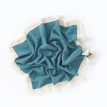 Blanket - Muslin Tassel - Steel Blue