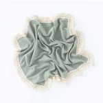 Blanket - Muslin Tassel - Sage Green